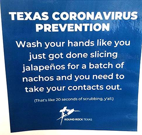 Texas-Wash Hands! pic